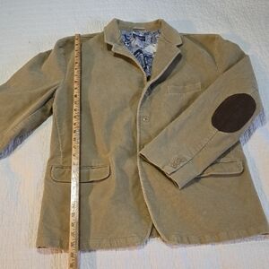Patagonia Tan Corduroy Jacket with Brown Elbow Patches